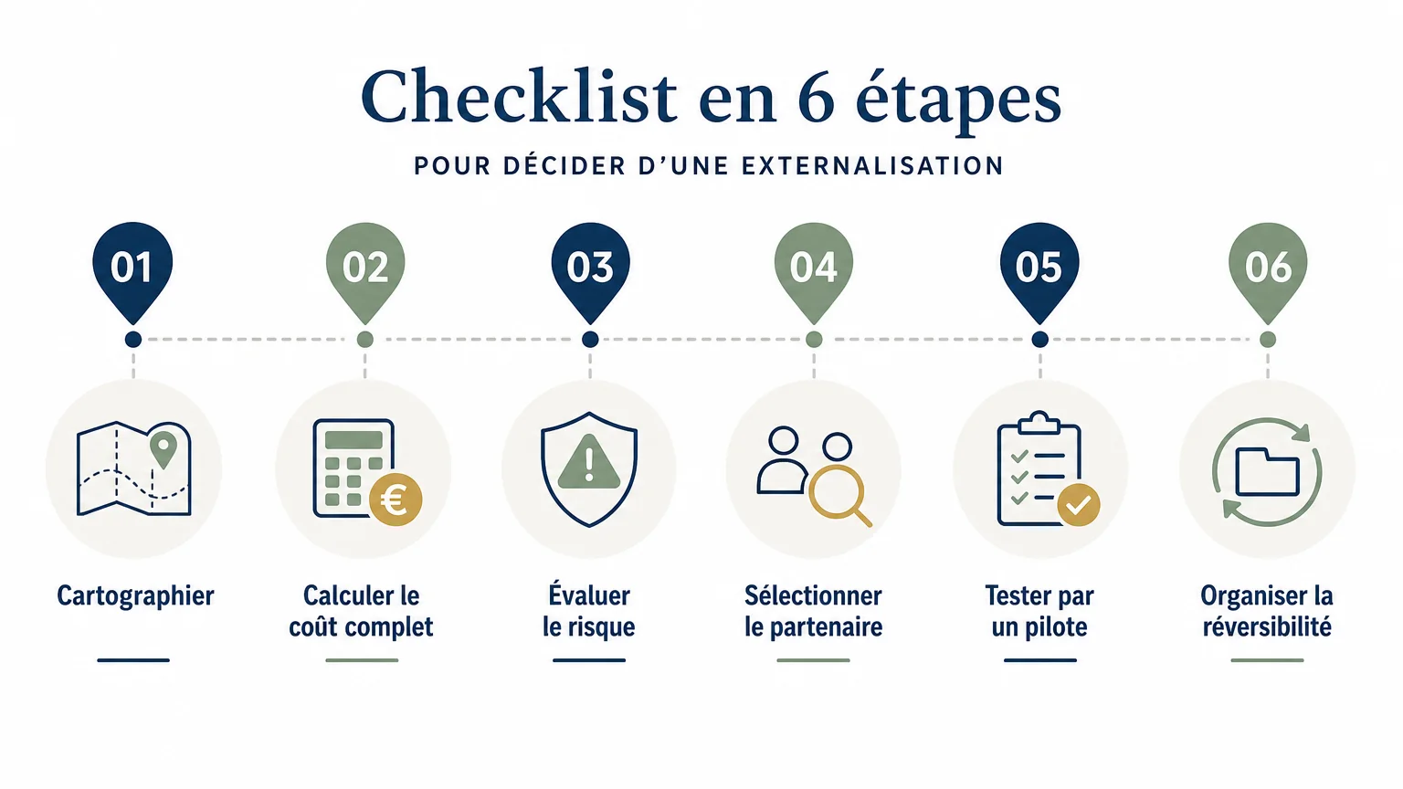 Checklist en 6 étapes pour décider d’une externalisation